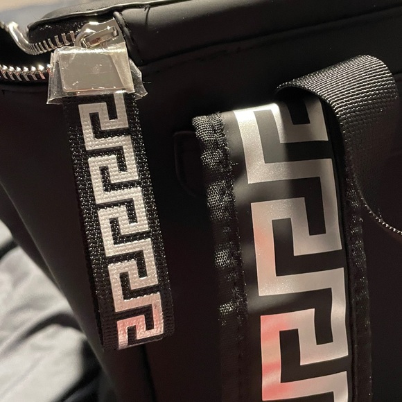 Versace Parfums Black Backpack with Silver Accents - Picture 5 of 6